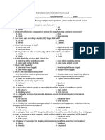 Perform Computer Operations Quiz