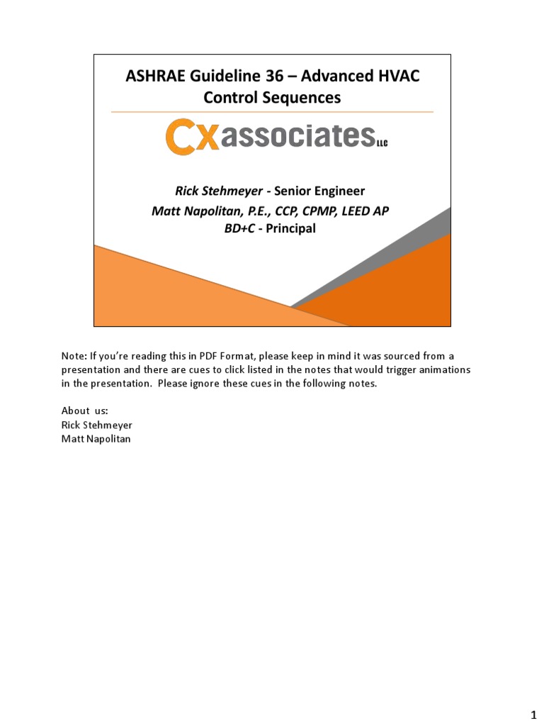ASHRAE Guideline 36: Advanced HVAC Control | PDF | Hvac | Control Theory