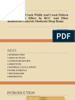 Influence On Crack Width and Crack Pattern Due To Size Effect in RCC and Fiber Reinforced Concrete Moderate Deep Beam