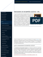 Indicadores Logísticos - KPI - Ingeniería Industrial PDF