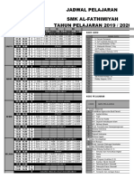 Jadwal Pelajaran SMK Al-Fathimiyah TAHUN PELAJARAN 2019 / 2020