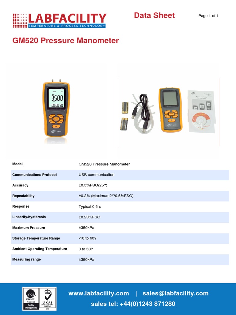 Manometer PDF