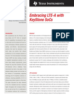 Embracing LTE-A With Keystone SoC