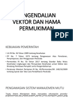 Pengendalian Vektor Dan Hama Permukiman