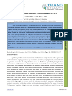 A Spatio-Temporal Analysis of Crop Diversification IN JAMMU PROVINCE (2007 & 2016)