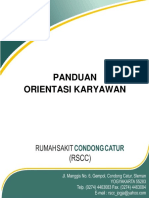 Panduan Orientasi Karyawan RSCC - 2016