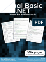 VisualBasic.NET Notes For Professionals