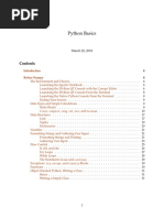 Python Basics: Before Numpy