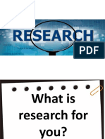 Introduction to Research