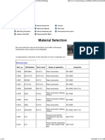 Material Selection and Name PDF
