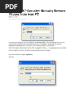 Windows XP Security - removal of virus manually.docx