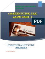 CS Executive Tax Laws