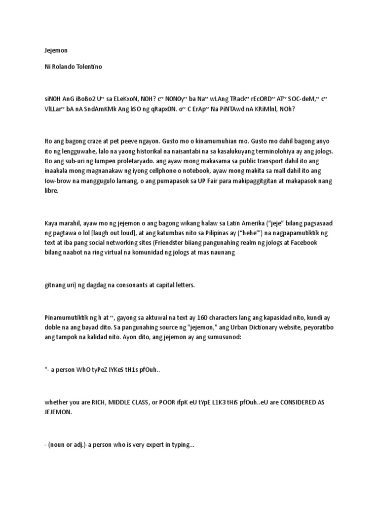 Jejemon WPS Office PDF