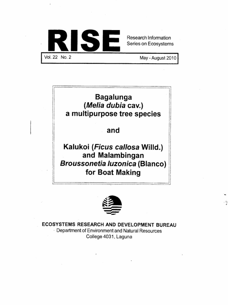 Benefits of Bagalunga and Kalukoi Trees | PDF | Trees | Seed