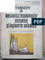 Introducere in Mecanica Fenomenelor Seismice Si Inginerie PDF