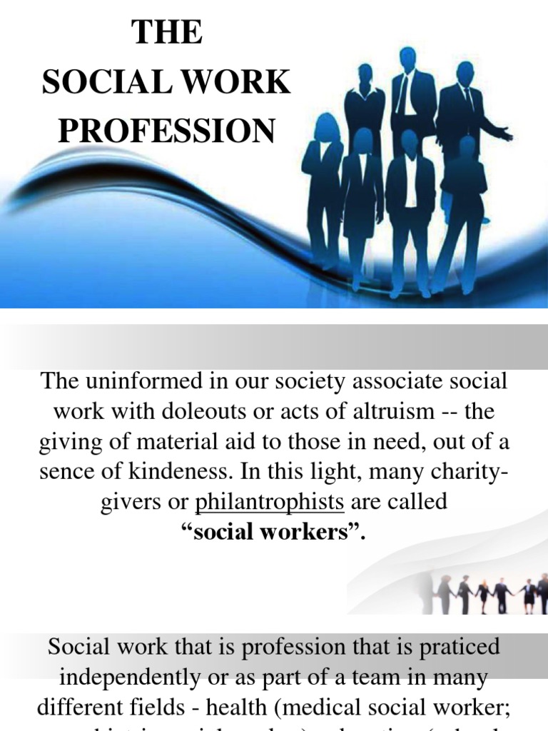 THE Social Work Profession | PDF | Coping (Psychology) | Social Work