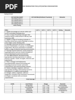 COT Consolidation Form