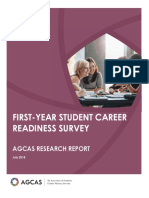 First-Year Student Career Readiness Report 2018 - Final 9 July 2018 PDF