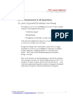 Career Assessment in 20 Questions: Dr. Laurie's 20 Questions For Individual Career Planning