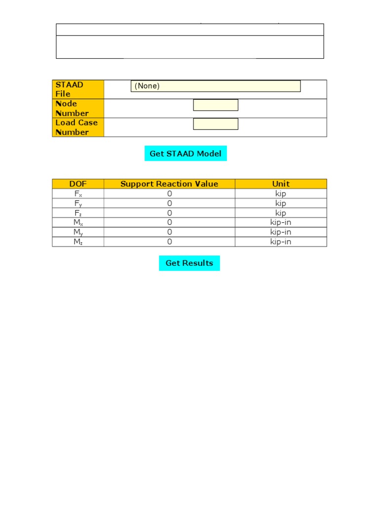 STAADAnd Word | PDF