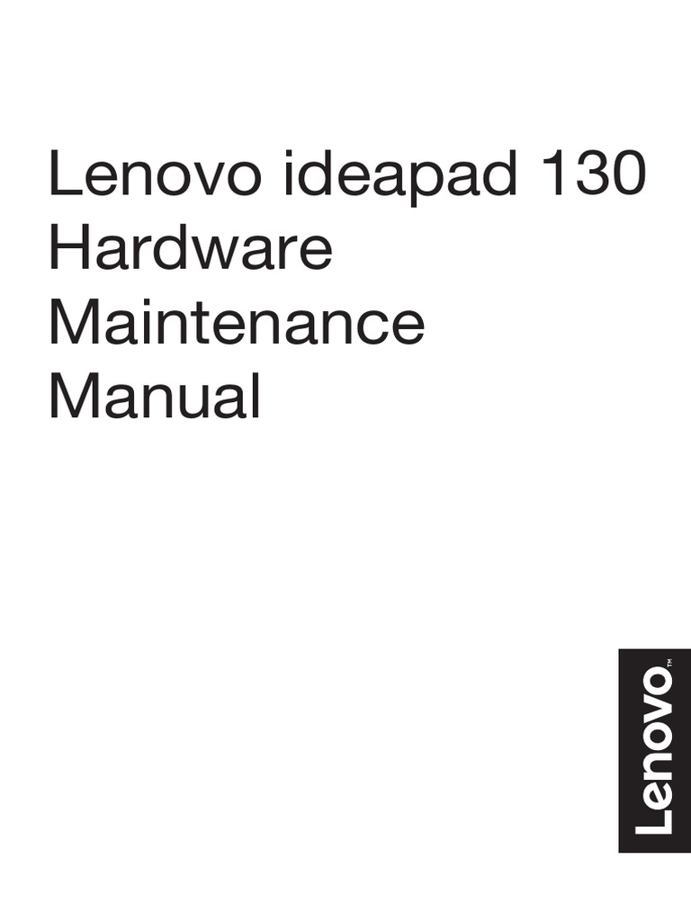 Lenovo Ideapad 130 Manual PDF Electrostatic Discharge Electrical