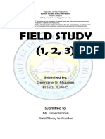Field Study (1, 2, 3) : Germaine G. Migueles Bsed 3-Filipino