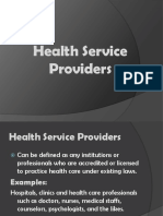 Health Care Providers