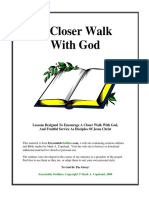 Closer Walk With God