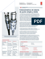 Extensómetros de Varilla de Punto Simple y Doble EXB0033A