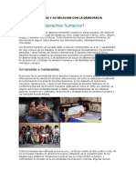 Derechos Humanos y Su Relación Con La Democracia
