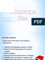 Language Use