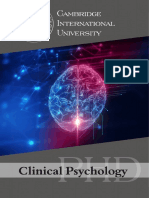 Clinical Psychology PHD