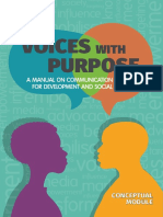 2019 Voices With Purpose. Conceptual Module