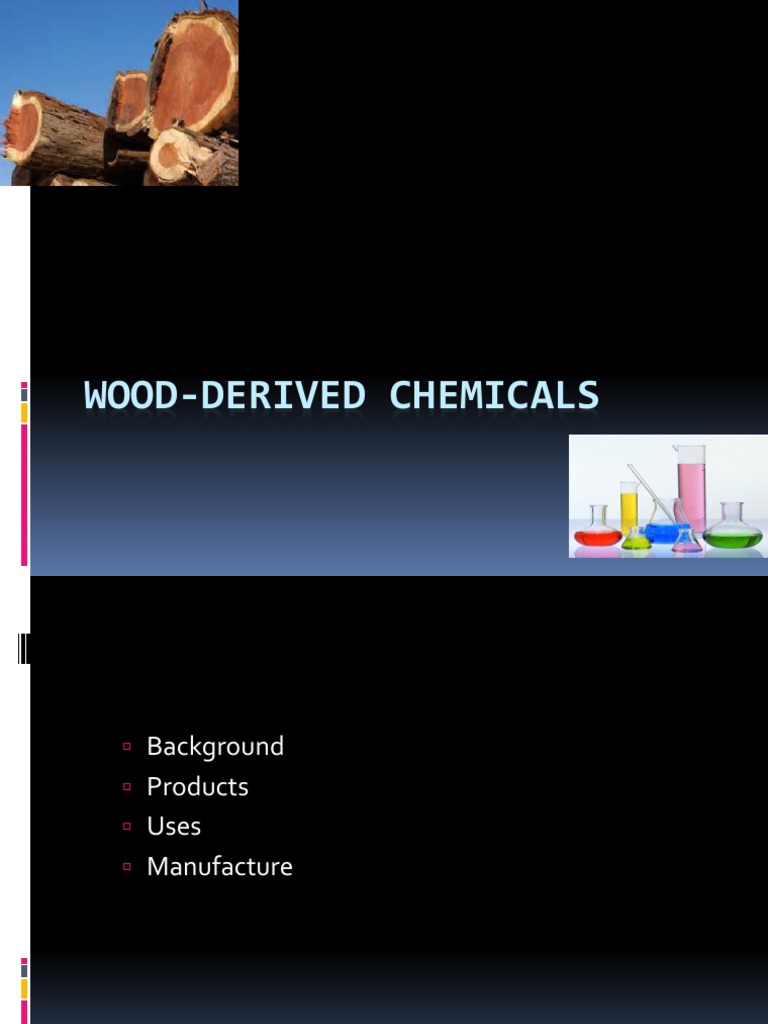 Wood Derived Chemicals PDF Resin Wood