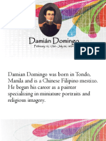 Damián Domingo: Chinese Filipino painter known for religious miniatures