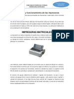 Impresoras Matriciales y Margarita PDF
