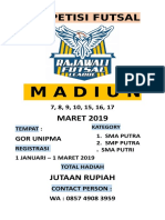 Kompetisi Futsal: Madiun