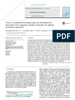 Cost and Risk Assessment For Spacecraft Operation - En.es