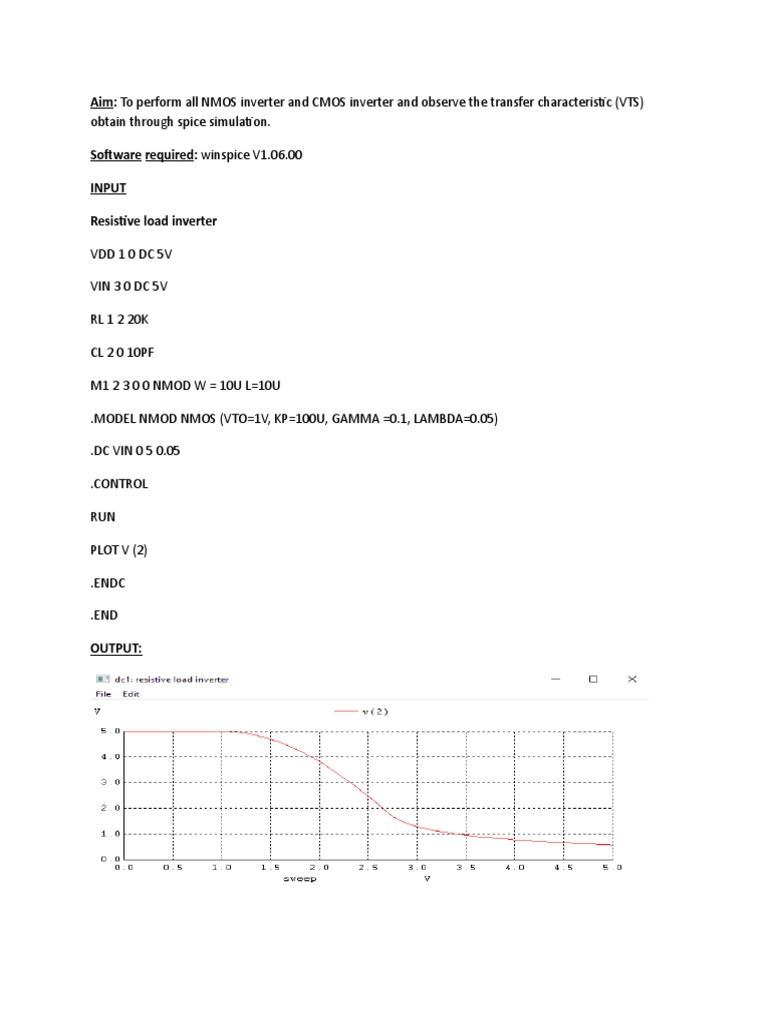 Obtain Through Spice Simulation | PDF