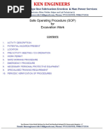 SOP For Excavation 