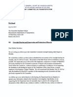 Letter to Transportation Secretary Stephanie Pollack