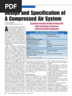 Instrument Air Sizing and Compressor Guide | PDF | Steady State | Valve
