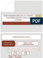 Hematemesis-Melena Ec Suspek Gastritis Erosiva Dengan Anemia