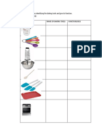 Fill out the table by identifying  the baking tools and give its function.docx