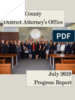 Durham DA's Office July 2019 Progress Report