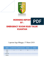 Laporan Igd Pagi 17 Maret 2019