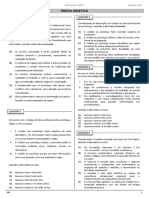 QUADRIX Cad Prova XI Concurso CFP Psicologia Clínica