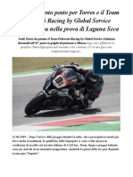 Global Service Solutions Spa Laguna Seca Sesto Posto Per Torres