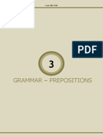 Grammar - Prepositions: Page 58 of 66