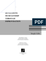 Excerpts From - . .: Developing Musicianship Through Improvisation